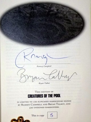 Creatures of the Pool, Signed, Limited to 100 Copies, Also Signed By Bryan Talbot Who Has Written the Introduction