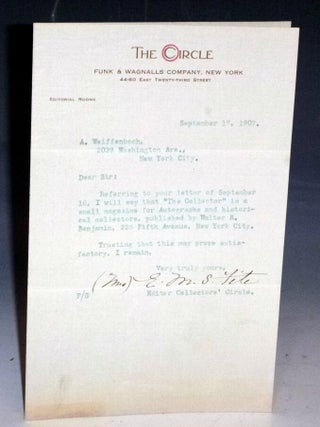 The Collector; a Monthly Magazine for Autograph and Historical Collectors (Volume XI:1-11)
