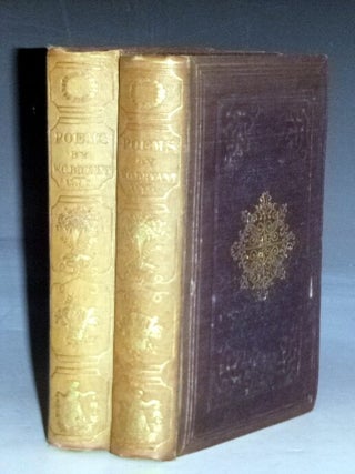 Item #029100 Poems: Collected and Arranged By the Author (2 Volume set). William Cullen Bryant