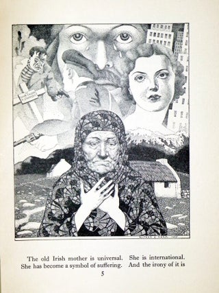 Four Irish Pictures with Word Pictures By Ruddick Millar. Foreward bny Gilbert Fabes