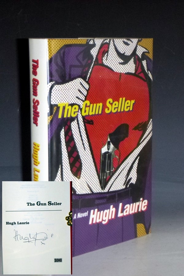 Item #029179 The Gun Seller (signed By the Author on the Title page). Hugh Laurie.
