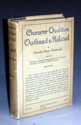 Item #029233 Character Qualities Outlined & Related, Summing Up the Evidence of Individual...
