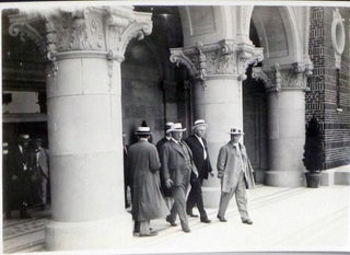 Item #029245 Two Photographs of Theodore Roosevelt At Los Angeles Exposition Museum, July 26,...