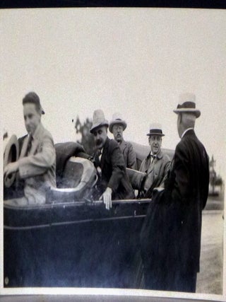 Two Photographs of Theodore Roosevelt At Los Angeles Exposition Museum, July 26, 1915