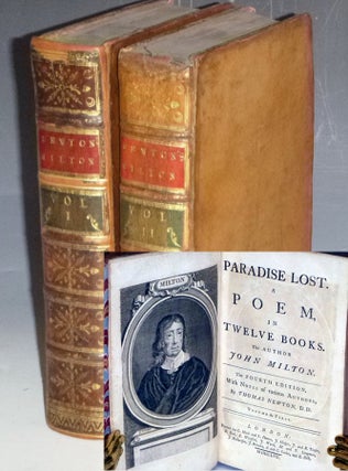 Item #029983 Paradise Lost, a Poem in Twelve Books. (2 Volume set). John Milton