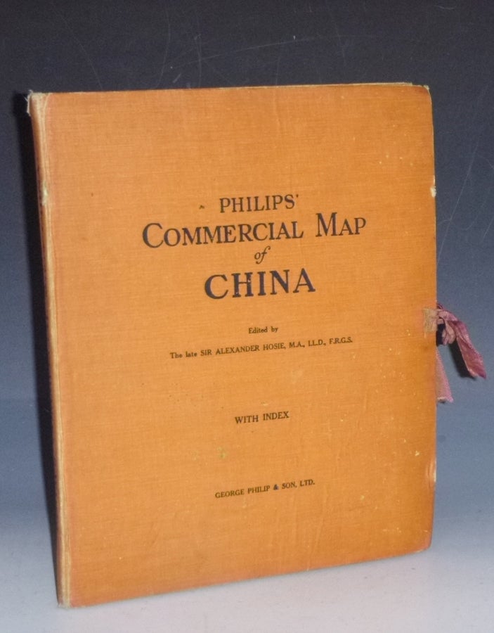 Item #029985 Philips' Commercial Map of China. Alexander Hosie, Sir.