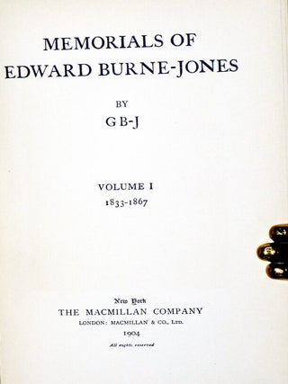 Memorials of Edward Burne-Jones (2 vol)