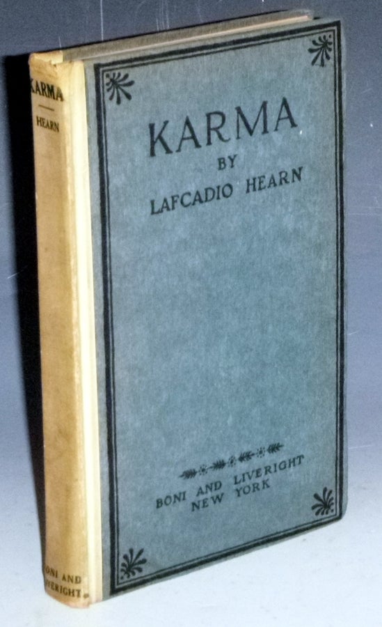 Item #029992 Karma. Lafacadio Hearn, Albert Mordell.