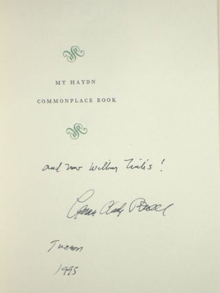 My Haydn Commonplace Book
