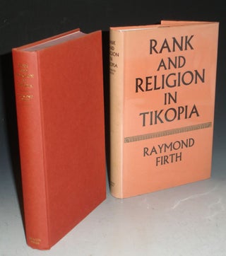 Item #030493 Rank and Religion in Tikopia - a Study in Polynesian Paganism and Conversion to...