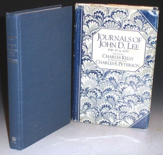 Item #030887 Journals of John D. Lee, 1846-47 and 1859. John Doyle Lee, Charles Kelly