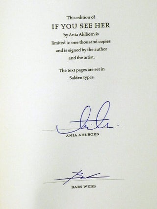 If You See Her (with a New Introduction By the Author, Signed, Limited Edition of 1,000 copies)