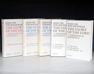 Item #031036 The Glory of the Lord: A Theological Aesthetics (5 Volume set); I, Seeing the Form;...