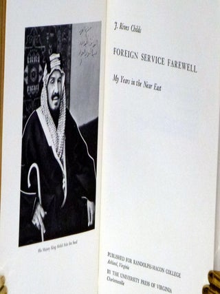 Foreign Service Farewell; My Years in the Near East