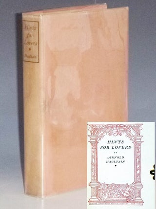 Item #031050 Hints for Lovers. Arnold Haultain