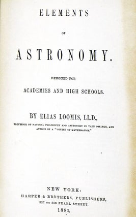 Elements of Astronomy