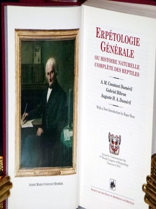 Erpetologie generale, ou, Histoire naturelle complete des Reptile (General Herpetology or Complete Natural History of Reptiles) (6 Volume Set with atlas)