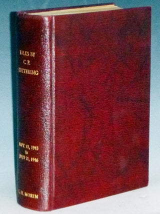 Item #031440 A Series of Radio Talks By C. F. Kettering (September 12, 1943-September 21, 1946....