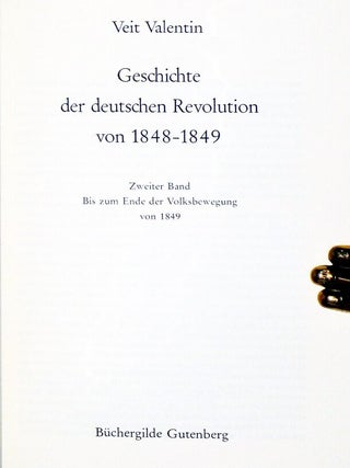 Geschichte Der Deutschen Revolution Von 1848-1849, 2 Volume Set