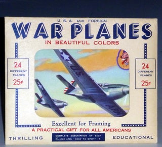 Item #031475 U.S.A. And Foreign Warplanes in Beautiufl Colors, 24 Different Planes. Charles Rosner