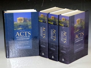 Acts: An Exegetical Commentary (4 Volume Set)