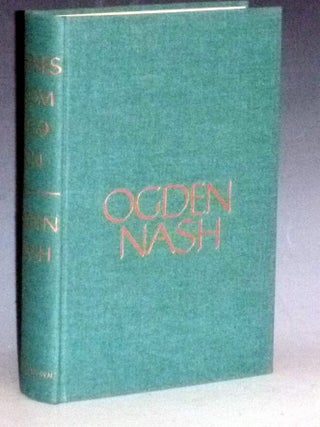 Verses from 1929 on (signed By Ogden Nash)