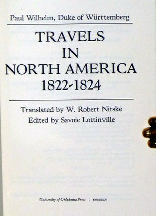 Travels in North America, 1822-1824