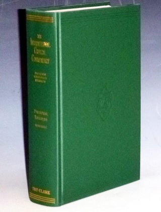 A Critical and Exegetical Commentary on the Pastoral Epistles