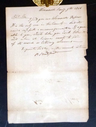 Item #031511 William Jenks Collection: Founder of the American Oriental Society. William Jenks