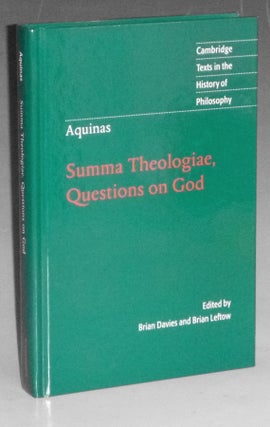Item #031527 Summa Theologiae, Questions About God. Brian Davies, Brian Leftow