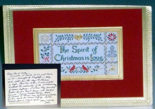 Item #031577 A Chistmas Note About Sandra Day O'Connors Speech Honoring Women's Suffrage. John Munds