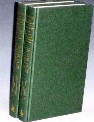 A Critical and Exegetical Commentary on Isaiah 40-55 ( 2 Volume set)