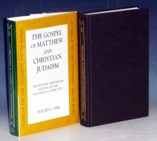 Item #031606 The Gospel of Matthew and Christian Judaism: the history and social setting of the...