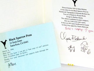 Living on Luck: Selected Letters, 1960s-1970s, Volume 2, (Limited 1 of 1, from John Martin to Lee Hendrix)