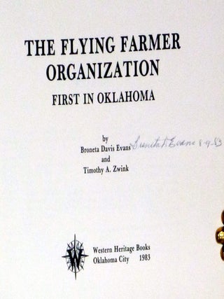 The Flying Farmer Organization; First in Oklahoma