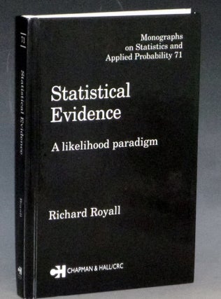 Item #031650 Statistical Evidence; a Likelihood Paradigm (Monographs on Statistics and Applied...