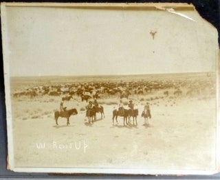 Item #031653 Photograph "Cattle Round up" Texas