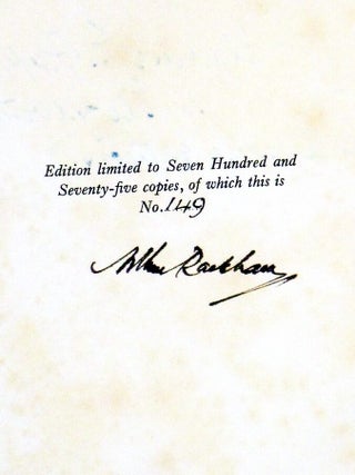 The Compleat Angler (Illustrated and Signed By Arthur Rackham , No. 149 of 775 Copies.)