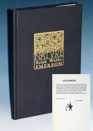 Item #031677 Nature (Limited to 50 Copies). Ralph Waldo Emerson