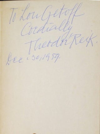 The Creation of Woman (Inscribed by Reik )