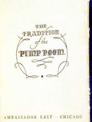 The Tradition of the Pump Room