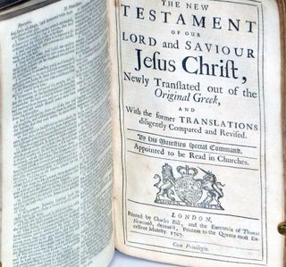 The Book of Common Prayer 1704; The Holy Bible, The Old Testament (with the Apocrypha) 1707 and the New Testament 1707; and The Whole Book of Psalms, Collected Into English Metre 1705