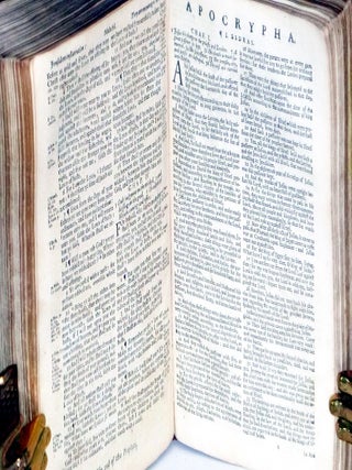 The Book of Common Prayer 1704; The Holy Bible, The Old Testament (with the Apocrypha) 1707 and the New Testament 1707; and The Whole Book of Psalms, Collected Into English Metre 1705