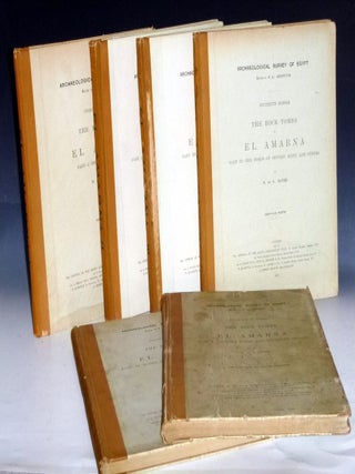 Item #031722 The Rock Tombs of El-Amarna. 6 Volume Set. Norman and Davies, F. Ll. Griffith