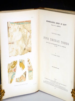 Five Theban Tombs: (being those of Mentuherkhepeshef, User, Daga, Nehemawa¨y and Tati), with Forty-Three Plates