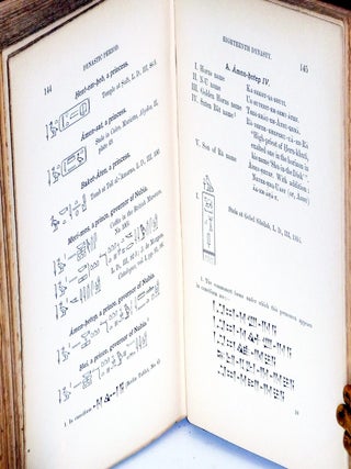 The Book of the Kings of Egypt: or, The Ka, Nebti, Horus, Suten Ba°t, and Ra¯ names of the pharaohs with transliterations, from Menes, the first dynastic king of Egypt, to the emperor Decius, with chapters on the royal names, Chronology (2 Vol. set)