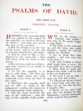 The Book of Common Prayer and Administraiton of the Sacraments, and Other Rites and Ceremonies of the Church, According to the Use of the Church of England, Together with the Psalter or Psalms of David, Pointed as They are to be Sung or Said ....