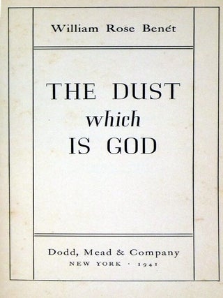 The Dust Which is God