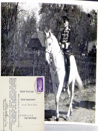 Item #031852 Postcard from Feldmarshall August Von Machensen Boldly Signed by Him, February 16, 1943