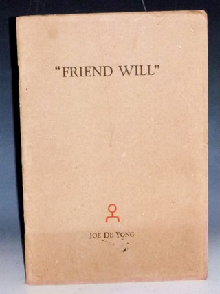 "Friend Will" (Inscribed to Bill Bailard, May 10, 1936)
